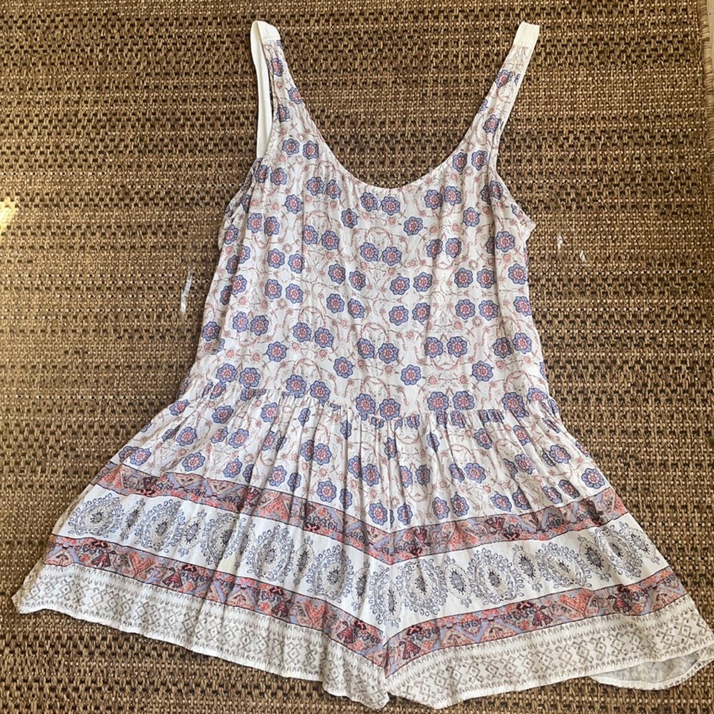 Flowy Floral Paisley Romper by Altar'd State
